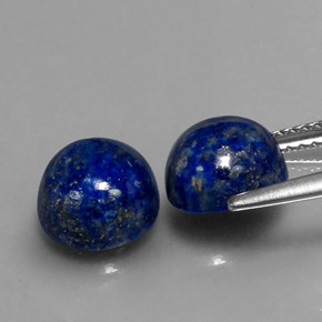  ct natürliche blauer Lapislazuli-Edelsteine, Rundschliff, Lichtundurchlässig