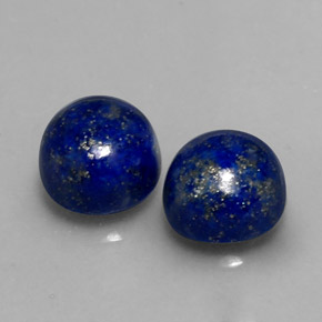  ct natürliche blauer Lapislazuli-Edelsteine, Rundschliff, Lichtundurchlässig