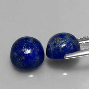  ct natürliche blauer Lapislazuli-Edelsteine, Rundschliff, Lichtundurchlässig
