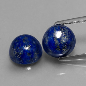  ct natürliche blauer Lapislazuli-Edelsteine, Rundschliff, Lichtundurchlässig