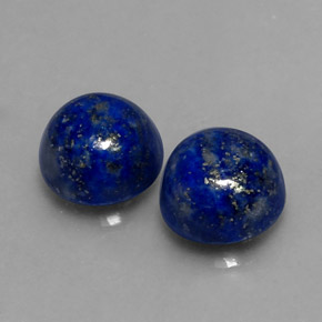  ct natürliche blauer Lapislazuli-Edelsteine, Rundschliff, Lichtundurchlässig
