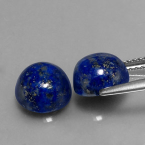  ct natürliche blauer Lapislazuli-Edelsteine, Rundschliff, Lichtundurchlässig