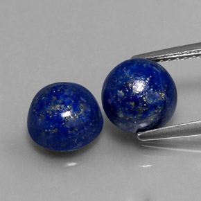  ct natürliche blauer Lapislazuli-Edelsteine, Rundschliff, Lichtundurchlässig