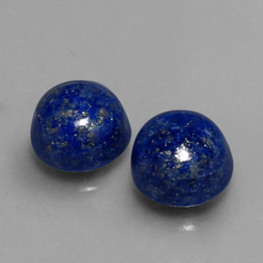  ct natürliche blauer Lapislazuli-Edelsteine, Rundschliff, Lichtundurchlässig