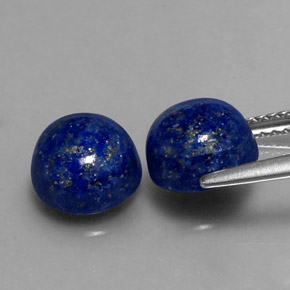 ct natürliche blauer Lapislazuli-Edelsteine, Rundschliff, Lichtundurchlässig