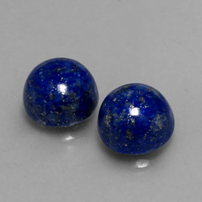  ct natürliche blauer Lapislazuli-Edelsteine, Rundschliff, Lichtundurchlässig