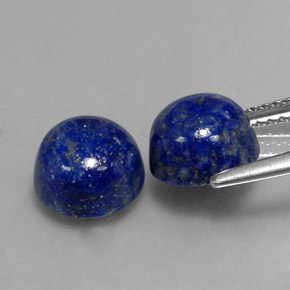  ct natürliche blauer Lapislazuli-Edelsteine, Rundschliff, Lichtundurchlässig