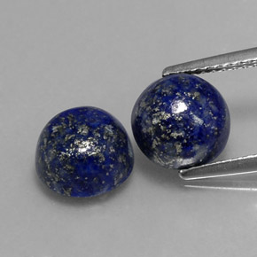  ct natürliche blauer Lapislazuli-Edelsteine, Rundschliff, Lichtundurchlässig