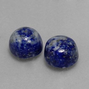  ct natürliche blauer Lapislazuli-Edelsteine, Rundschliff, Lichtundurchlässig