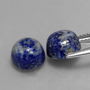  ct natürliche blauer Lapislazuli-Edelsteine, Rundschliff, Lichtundurchlässig