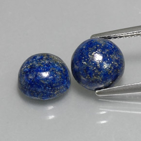  ct natürliche blauer Lapislazuli-Edelsteine, Rundschliff, Lichtundurchlässig