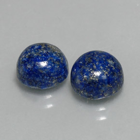  ct natürliche blauer Lapislazuli-Edelsteine, Rundschliff, Lichtundurchlässig