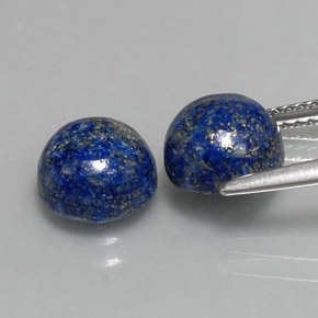  ct natürliche blauer Lapislazuli-Edelsteine, Rundschliff, Lichtundurchlässig