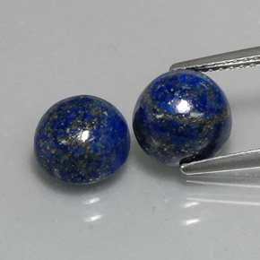  ct natürliche blauer Lapislazuli-Edelsteine, Rundschliff, Lichtundurchlässig