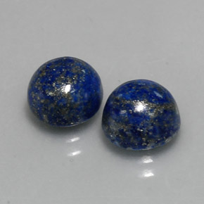  ct natürliche blauer Lapislazuli-Edelsteine, Rundschliff, Lichtundurchlässig