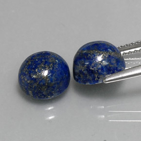  ct natürliche blauer Lapislazuli-Edelsteine, Rundschliff, Lichtundurchlässig