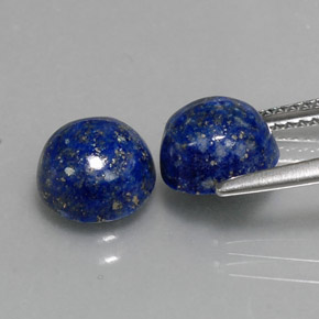  ct natürliche blauer Lapislazuli-Edelsteine, Rundschliff, Lichtundurchlässig