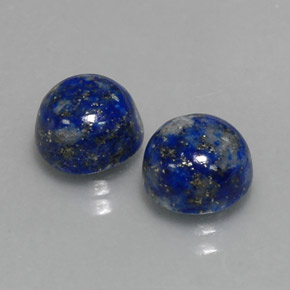  ct natürliche blauer Lapislazuli-Edelsteine, Rundschliff, Lichtundurchlässig