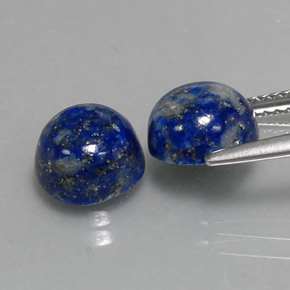  ct natürliche blauer Lapislazuli-Edelsteine, Rundschliff, Lichtundurchlässig