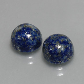  ct natürliche blauer Lapislazuli-Edelsteine, Rundschliff, Lichtundurchlässig