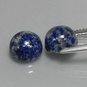  ct natürliche blauer Lapislazuli-Edelsteine, Rundschliff, Lichtundurchlässig