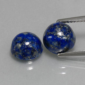  ct natürliche blauer Lapislazuli-Edelsteine, Rundschliff, Lichtundurchlässig