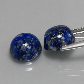  ct natürliche blauer Lapislazuli-Edelsteine, Rundschliff, Lichtundurchlässig