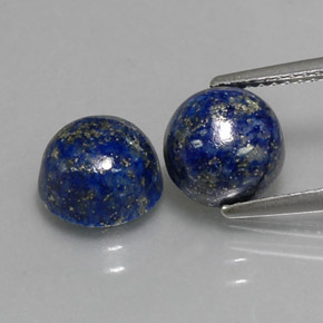  ct natürliche blauer Lapislazuli-Edelsteine, Rundschliff, Lichtundurchlässig