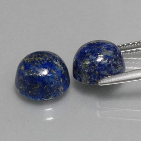  ct natürliche blauer Lapislazuli-Edelsteine, Rundschliff, Lichtundurchlässig