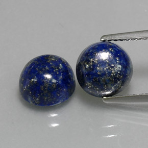  ct natürliche blauer Lapislazuli-Edelsteine, Rundschliff, Lichtundurchlässig