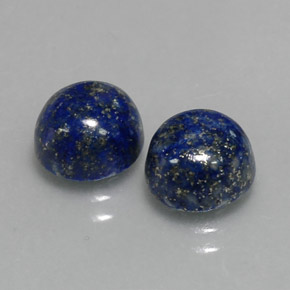  ct natürliche blauer Lapislazuli-Edelsteine, Rundschliff, Lichtundurchlässig