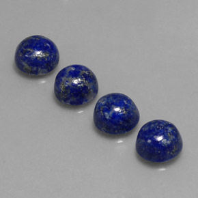 ct natürliche blauer Lapislazuli-Edelsteine, Rundschliff, Lichtundurchlässig