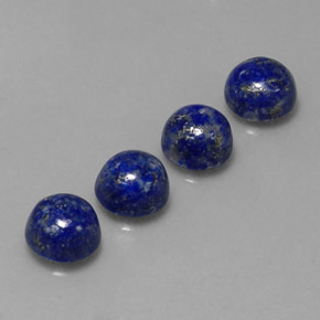  ct natürliche blauer Lapislazuli-Edelsteine, Rundschliff, Lichtundurchlässig