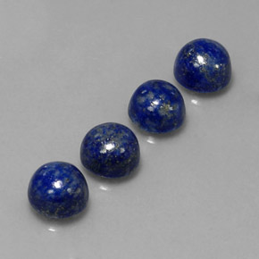  ct natürliche blauer Lapislazuli-Edelsteine, Rundschliff, Lichtundurchlässig