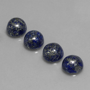  ct natürliche blauer Lapislazuli-Edelsteine, Rundschliff, Lichtundurchlässig