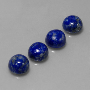  ct natürliche blauer Lapislazuli-Edelsteine, Rundschliff, Lichtundurchlässig