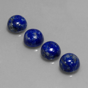  ct natürliche blauer Lapislazuli-Edelsteine, Rundschliff, Lichtundurchlässig
