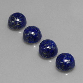  ct natürliche blauer Lapislazuli-Edelsteine, Rundschliff, Lichtundurchlässig
