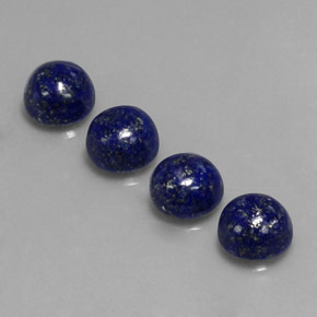  ct natürliche blauer Lapislazuli-Edelsteine, Rundschliff, Lichtundurchlässig
