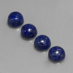  ct natürliche blauer Lapislazuli-Edelsteine, Rundschliff, Lichtundurchlässig