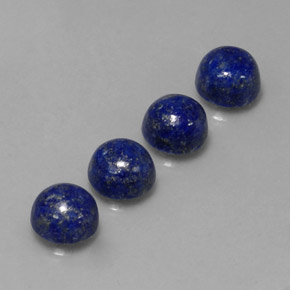  ct natürliche blauer Lapislazuli-Edelsteine, Rundschliff, Lichtundurchlässig