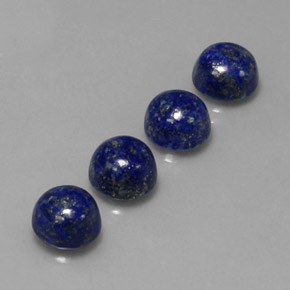 ct natürliche blauer Lapislazuli-Edelsteine, Rundschliff, Lichtundurchlässig