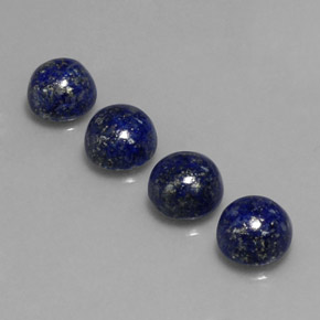  ct natürliche blauer Lapislazuli-Edelsteine, Rundschliff, Lichtundurchlässig