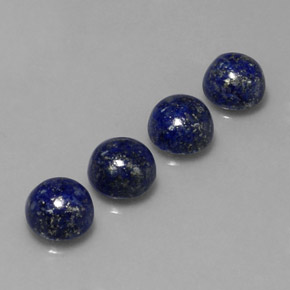  ct natürliche blauer Lapislazuli-Edelsteine, Rundschliff, Lichtundurchlässig