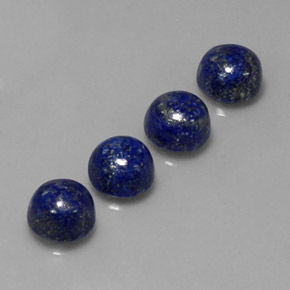  ct natürliche blauer Lapislazuli-Edelsteine, Rundschliff, Lichtundurchlässig
