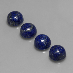  ct natürliche blauer Lapislazuli-Edelsteine, Rundschliff, Lichtundurchlässig