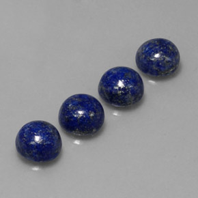  ct natürliche blauer Lapislazuli-Edelsteine, Rundschliff, Lichtundurchlässig