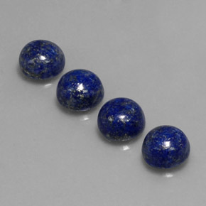  ct natürliche blauer Lapislazuli-Edelsteine, Rundschliff, Lichtundurchlässig