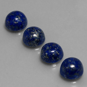  ct natürliche blauer Lapislazuli-Edelsteine, Rundschliff, Lichtundurchlässig