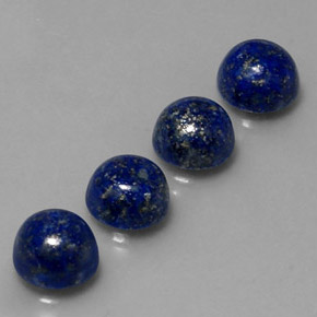  ct natürliche blauer Lapislazuli-Edelsteine, Rundschliff, Lichtundurchlässig